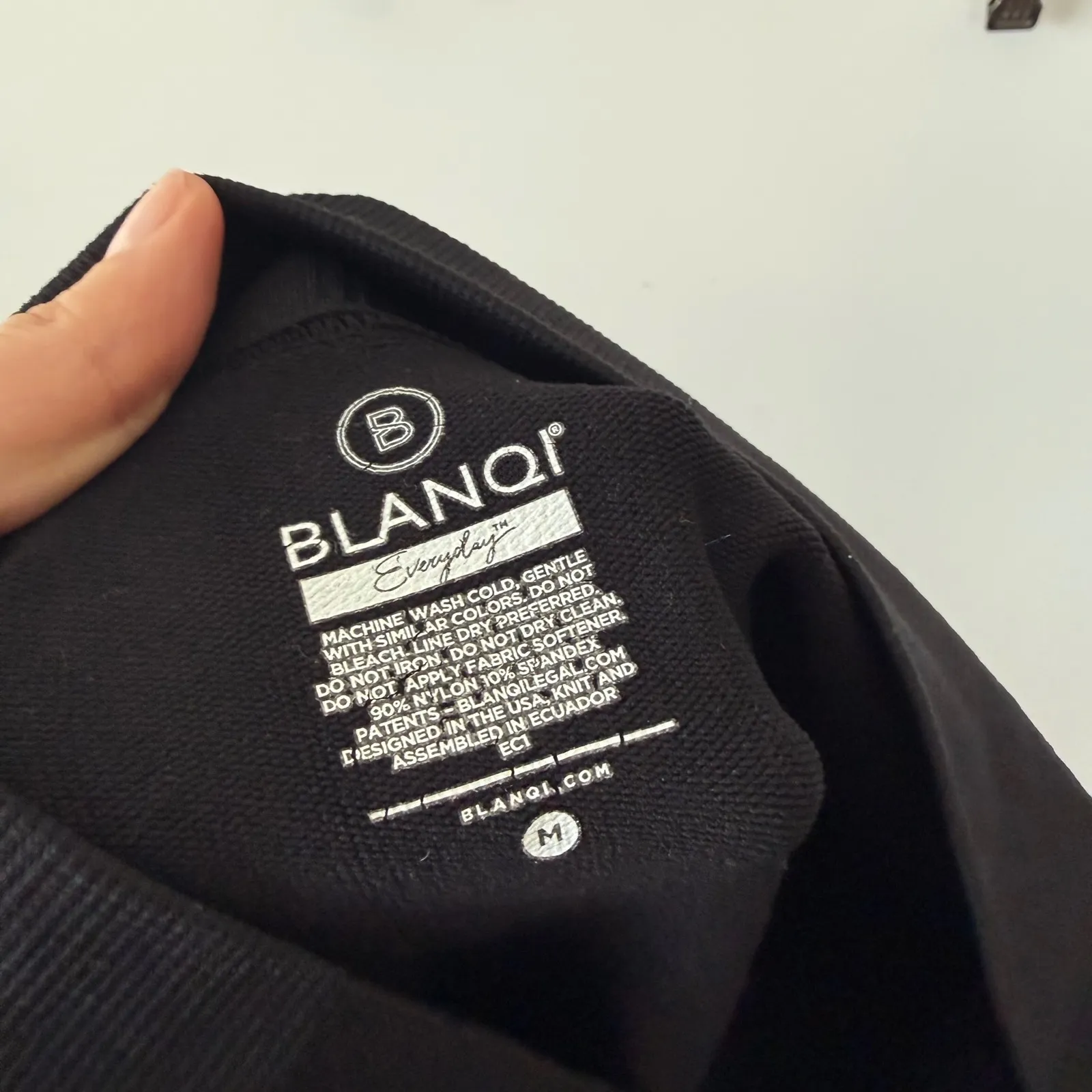 BLANQI Everyday Maternity‎ Support Leggings Medium Black Comfort Stretch Size 23 - Image 5