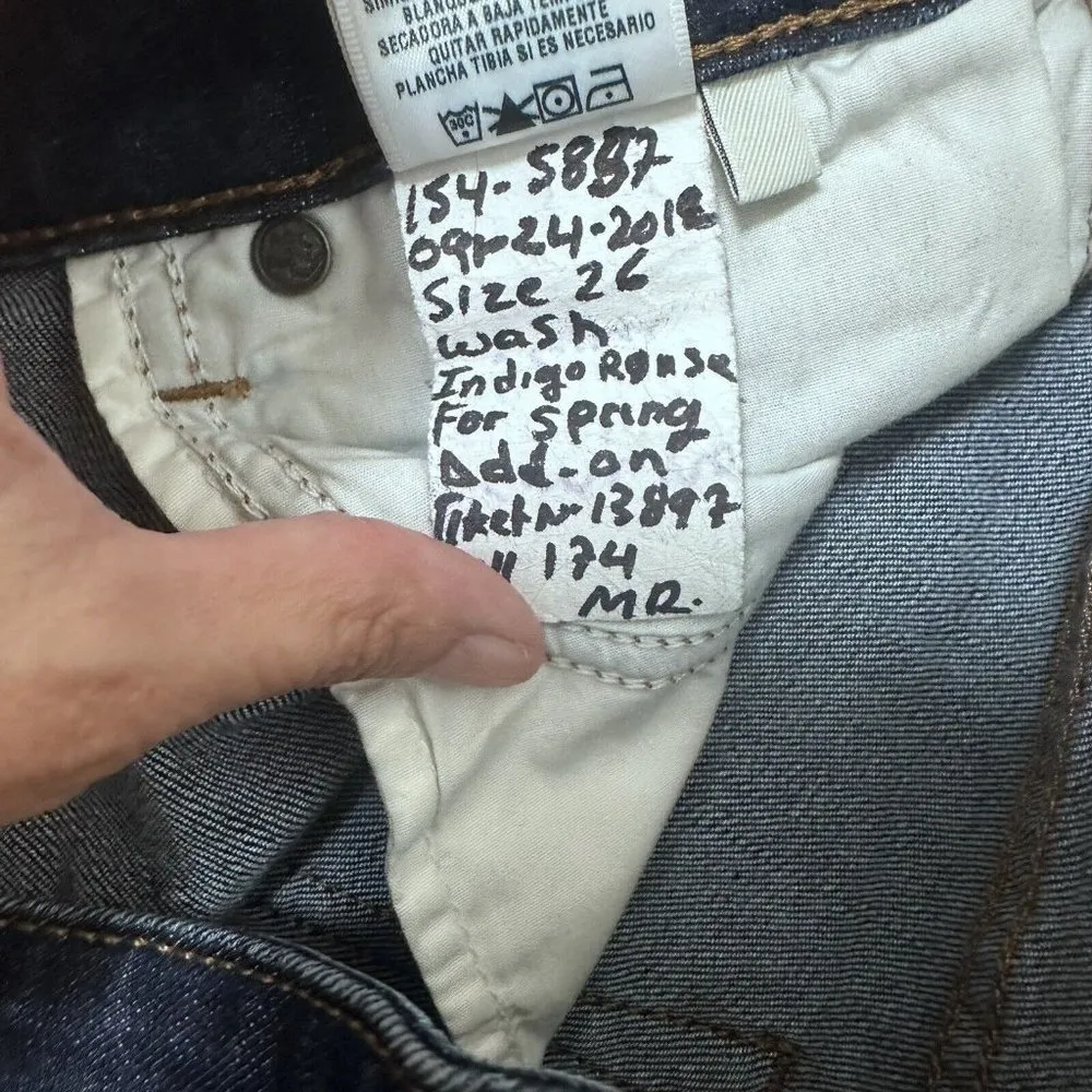 Rich & Skinny Jeans Womens 26 Blue Skinny Ankle Indigo Wash Denim - Image 9