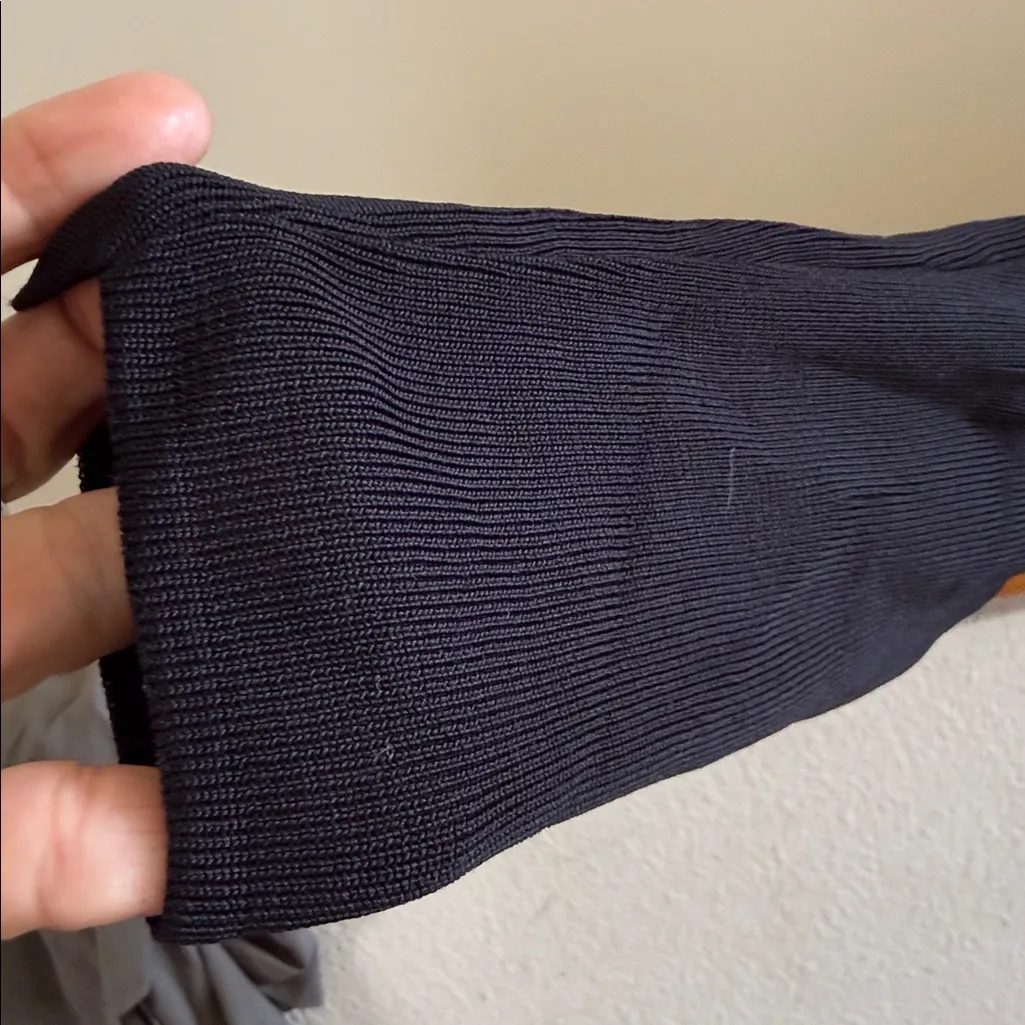 Bebe Elegant Black Knit jacket zip up Y2K XS - Image 12