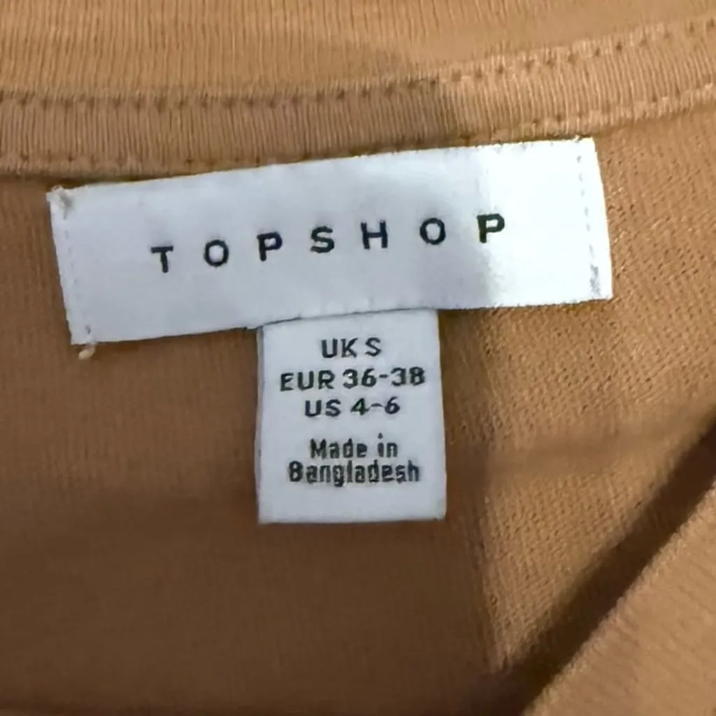 Topshop Oversized Cropped Tee - Image 2