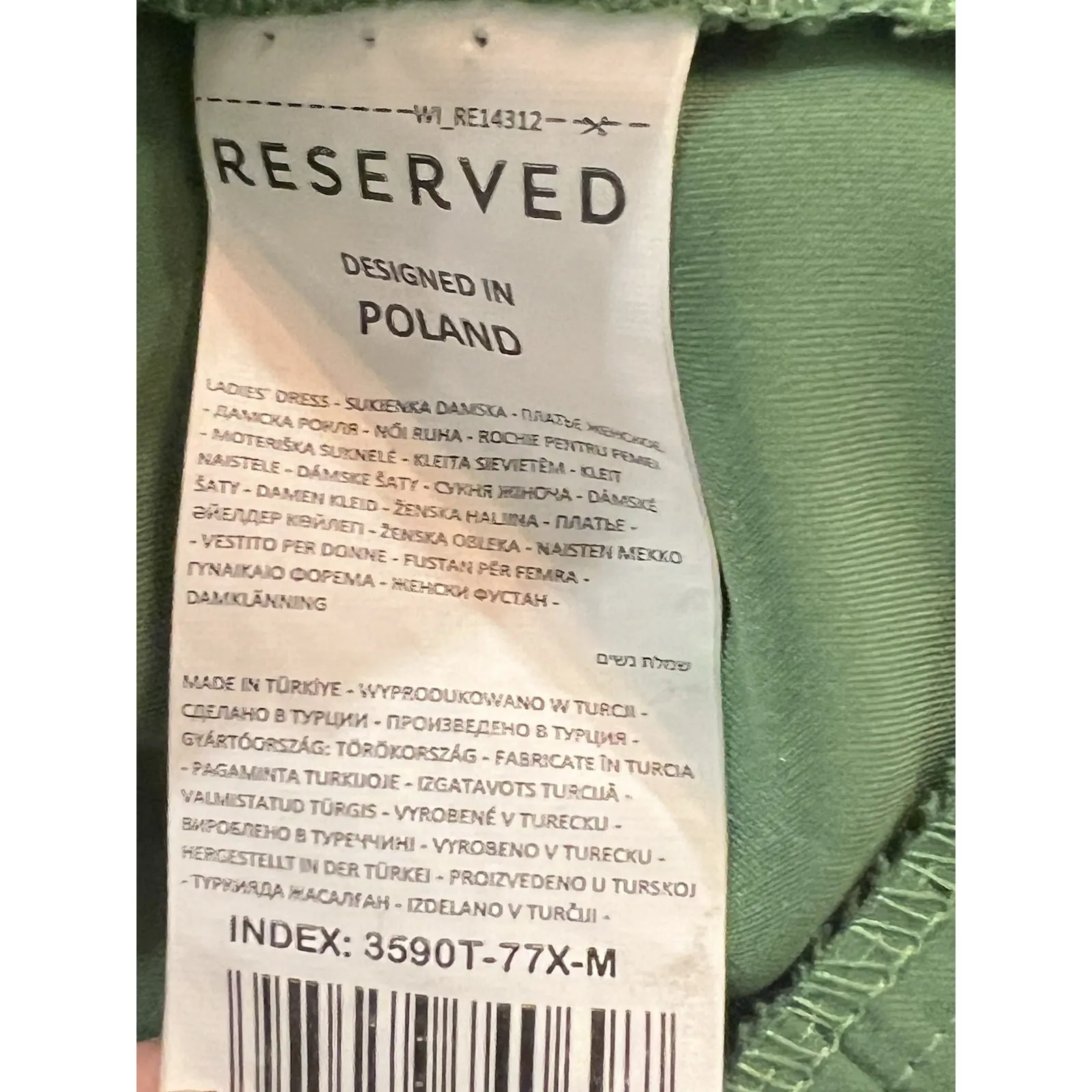 Reformed Green Maxi Mini Accordion Dress Medium - Image 11