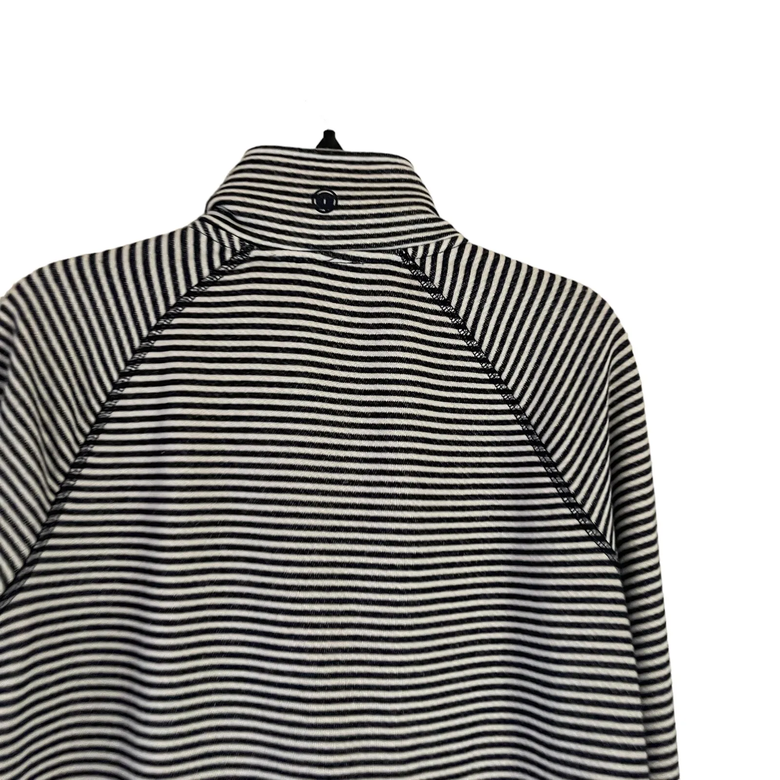 T‎ by Talbots Women's Size XS Nautical Navy Blue Striped Full Zip Up Sweater - Image 6