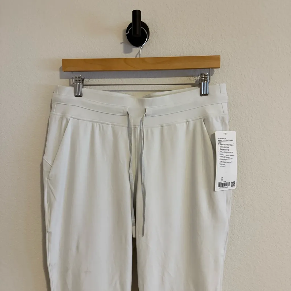 NWT Lululemon Ready To Rulu Jogger Crop in Heathered Nimbus Size 10 - Image 10