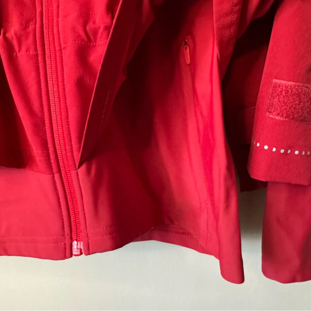 Sweaty Betty Fast Lane Running Jacket In Vine Red Size Small 4-6 - Image 5