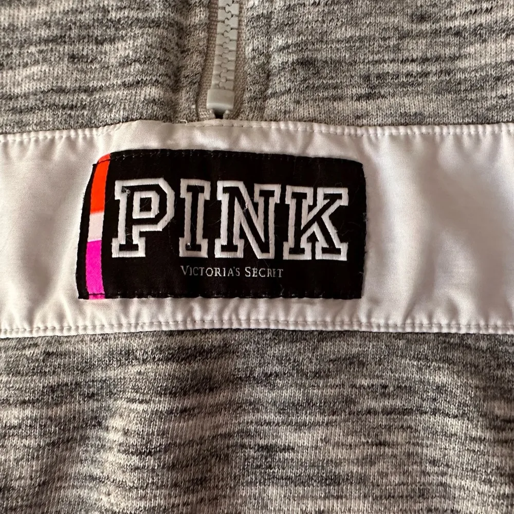 Victoria’s Secret PINK Large Pullover Half Zip Up Hoodie - Image 4