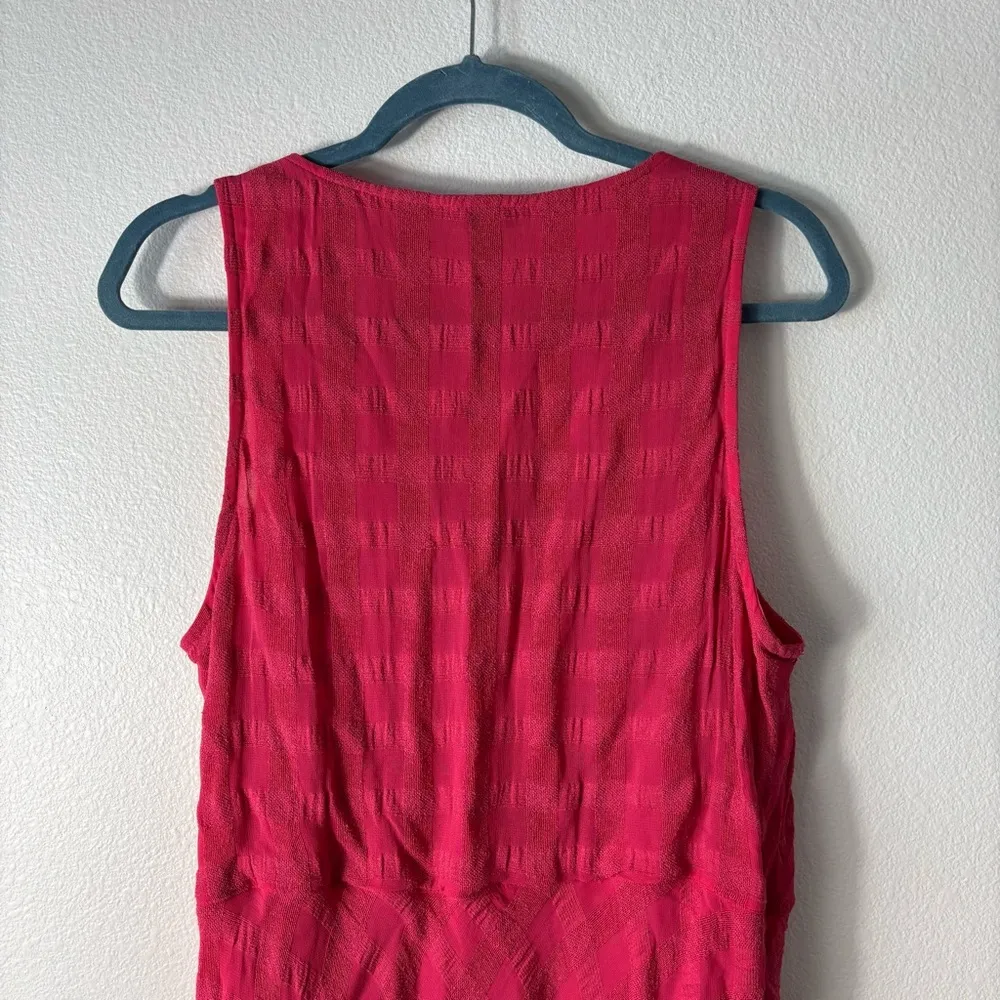 Women's Lucky Brand Pink/Orange Sleeveless Top size Medium - Image 7