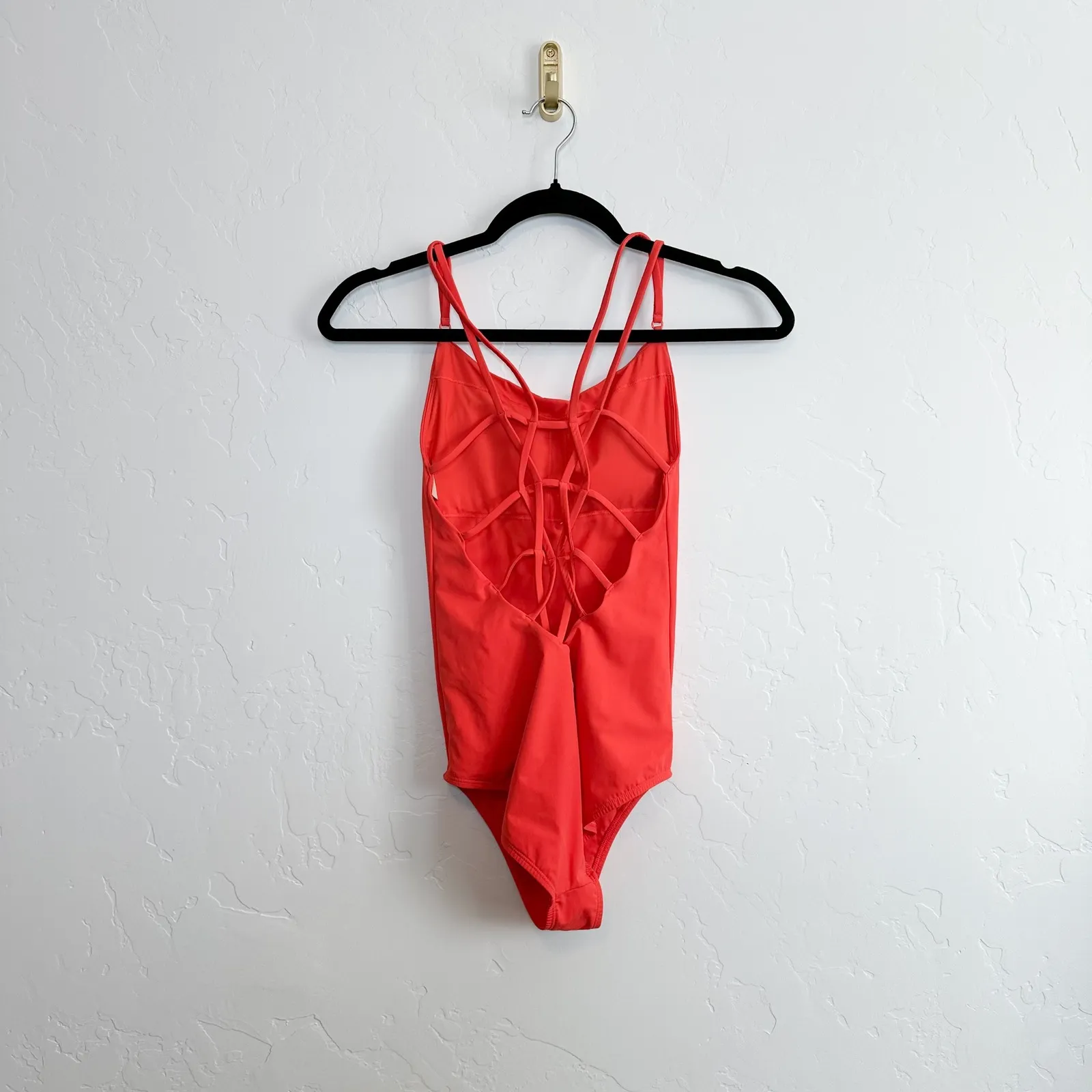 Lululemon | Coastline One-Piece Swimsuit in Red Orange Size 4 - Image 4