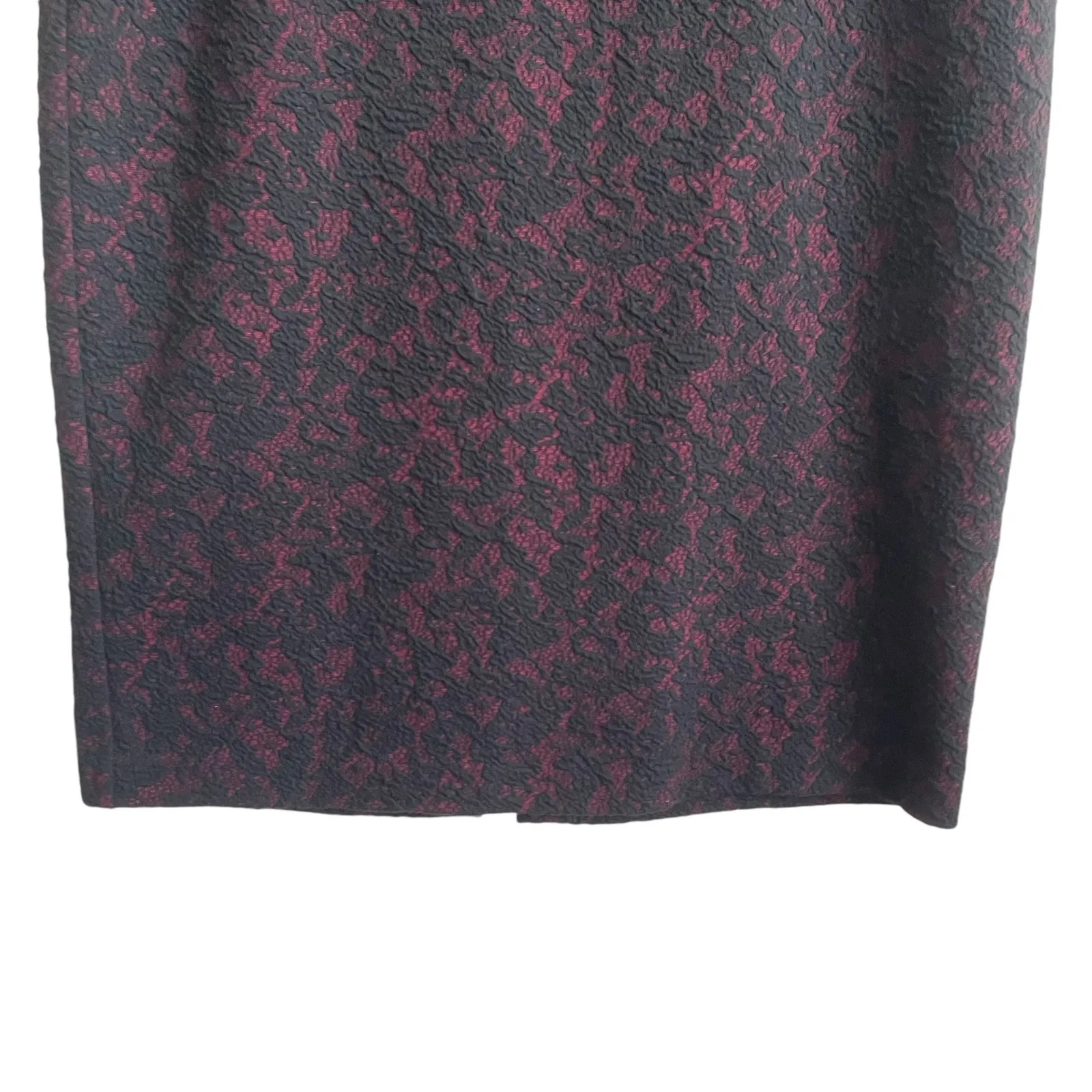 Michael Kors Midi Pencil‎ Skirt Women L Black Lace Exposed Zip Whimsygoth Fairy - Image 5