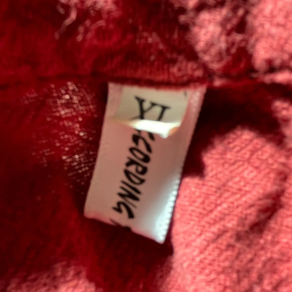 Over the Horizon Red Jean Jacket Button - Image 9