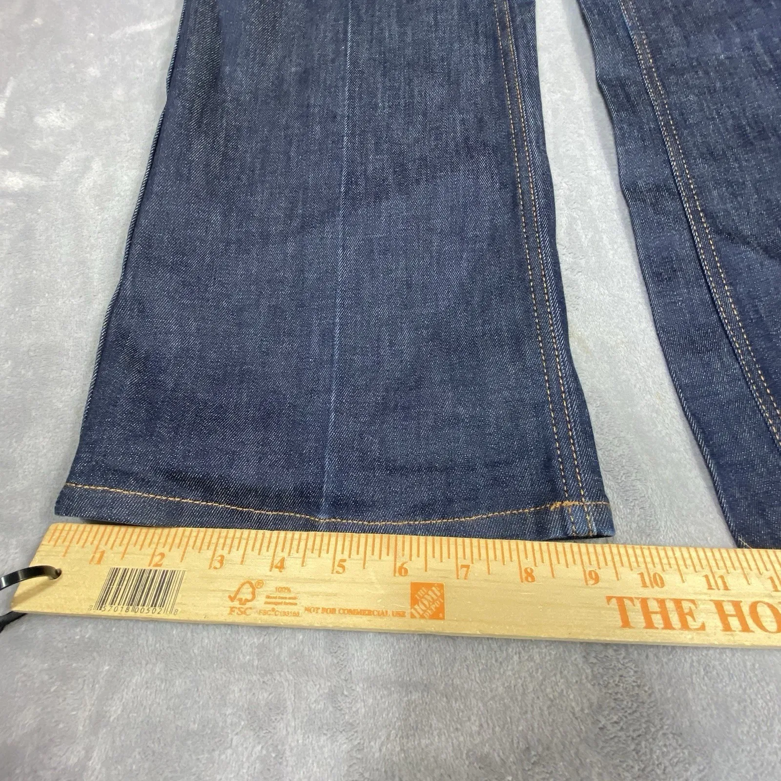 STELLA McCARTNEY Jeans 70's Flared 27 Boho Festival Designer Italy Blue Denim - Image 9