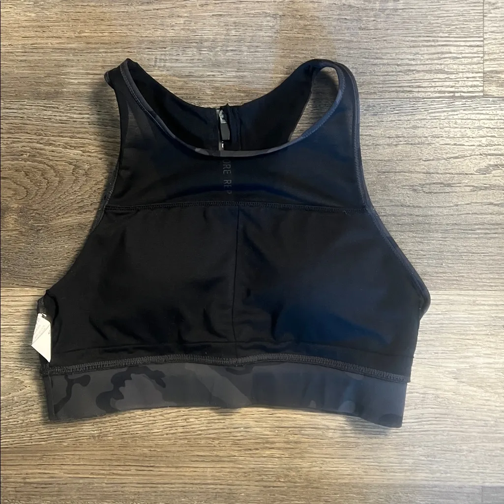 Zyia Active One More Rep Camouflage Padded Athletic Sports Bra Size Medium - Image 10
