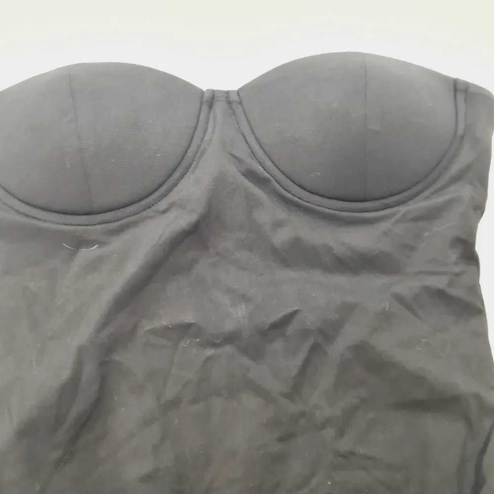 Superdown Stef Bustier Bodysuit in Black - Image 4