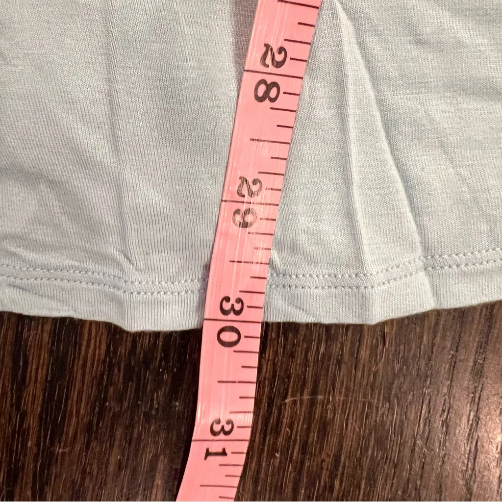 NWOT Fleur’t Light Blue Empire Elegant Lace Trim Nightgown Size undefined - Image 5