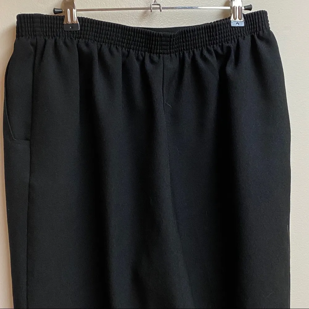 Alfred Dunner Petite Alfred Dunner Black Dress Pants - Image 6