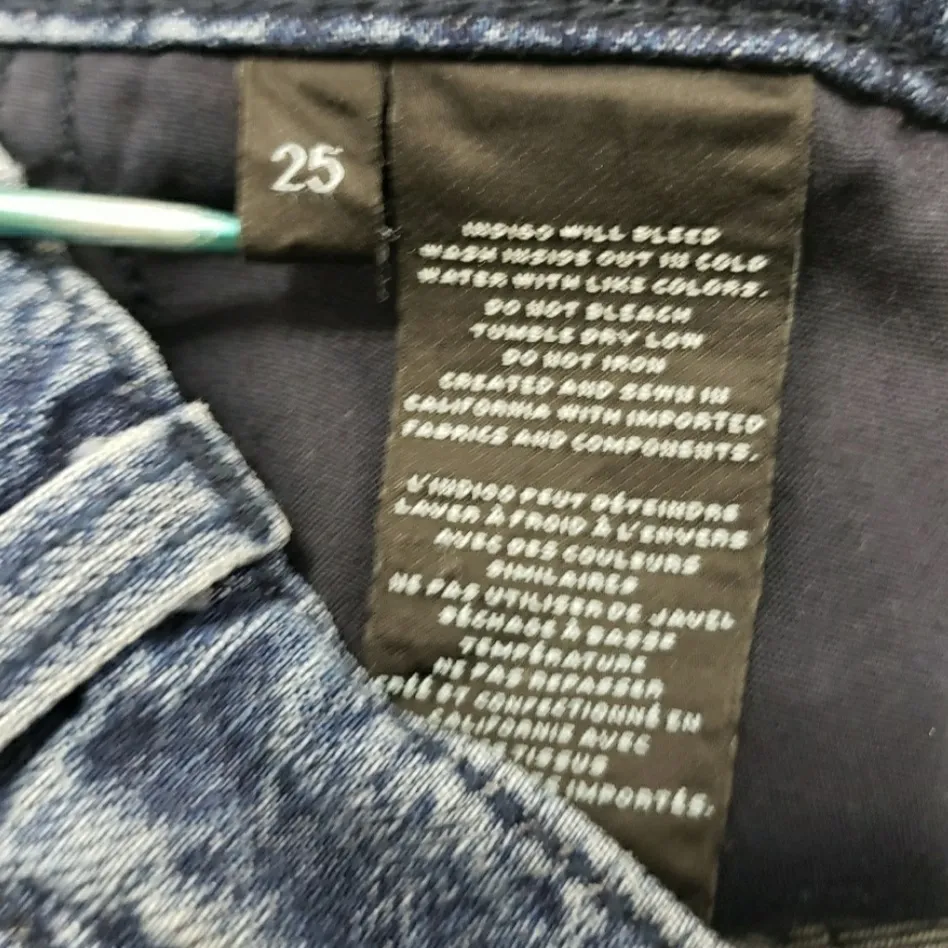 J Brand Skirt Size 25 Womens Blue Denim Mini A Line Ambition - Image 6