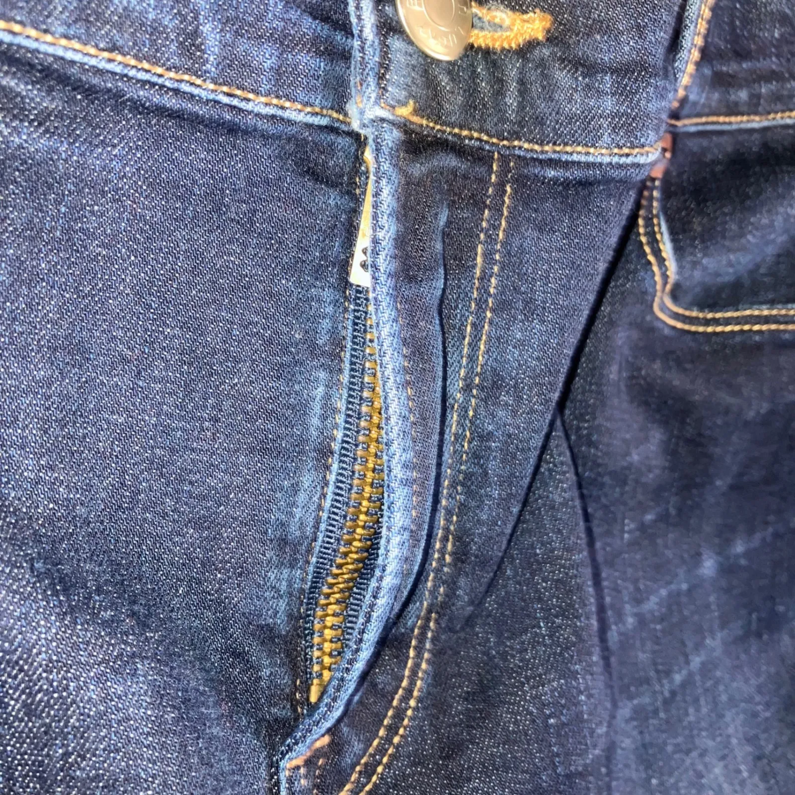 Lucky Brand Jeans Women 12 31 Ankle White Oak Cone Denim Dark Wash Pants - Image 7