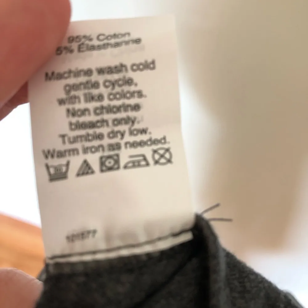 J. Crew Everyday Leggings Grey Cotton XS - Image 5