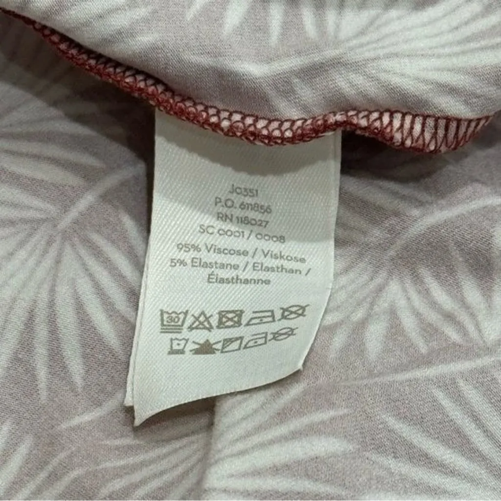 Boden Lucie Tunic Dress in Orange White Floral Print Fall Holiday Feminine 6P - Image 8