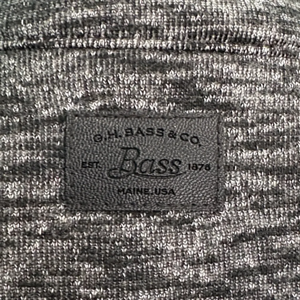 G.H. Bass & Co. Charcoal Asymmetrical Jacket Gray Size M - Image 11