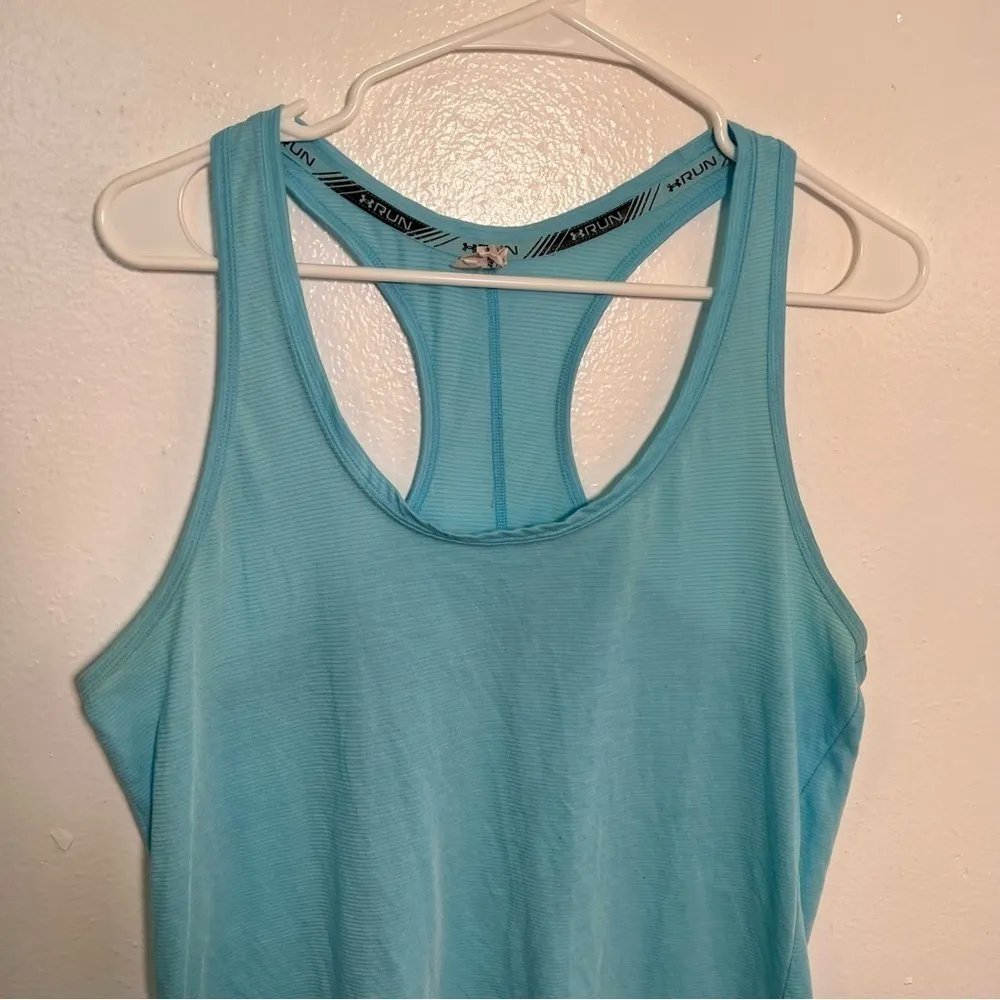 Under Armour Run Racerback Tank Top Light Blue - Image 4