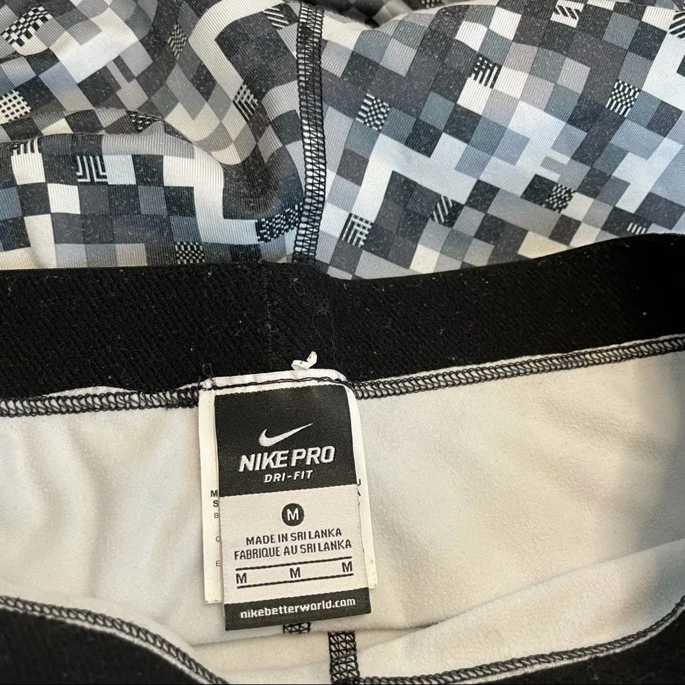 Nike Pro Pixel Camo Print Leggings - Image 6