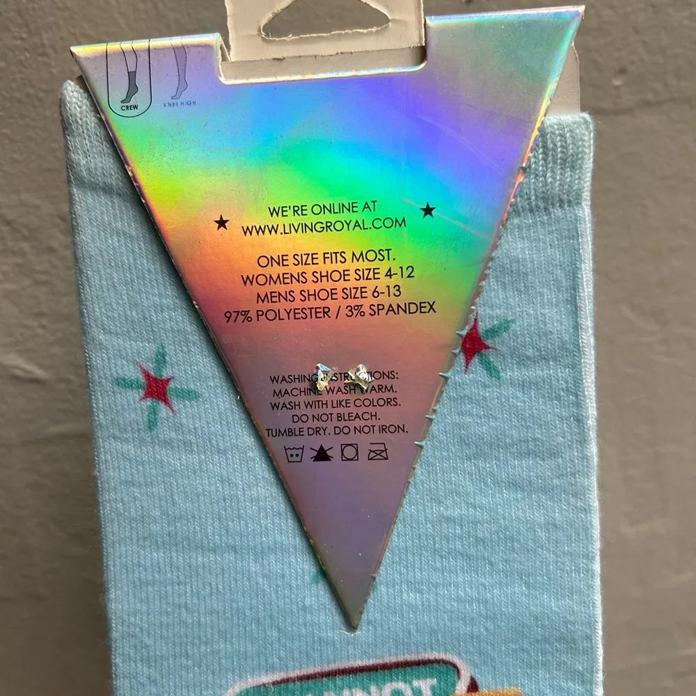 NWT Living Royal crew Socks Blue - Image 5