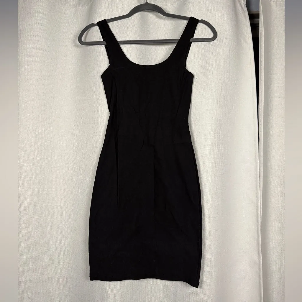 Windsor Sweet And Sassy Square Neck Black Corset Mini Dress Small - Image 5