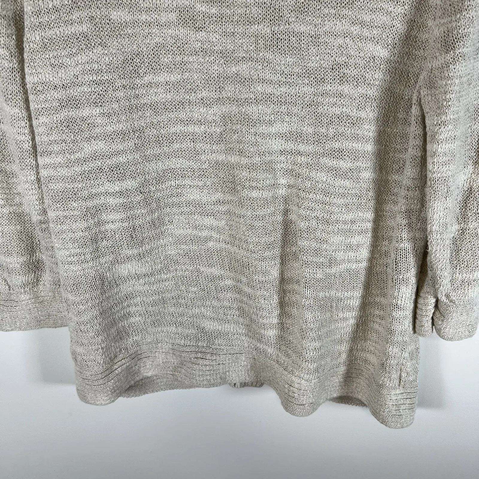 Pendleton‎ Cotton Cardigan Sweater Coastal Grandma Women Size Large Cream - Image 9