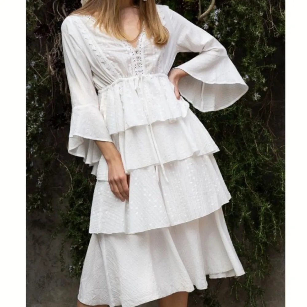 POL  Ruffled ‎ Dress - Image 3