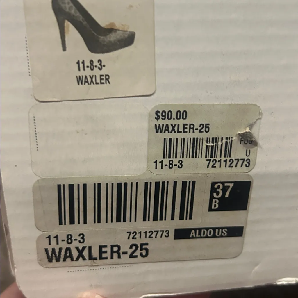 Aldo Gold and Black Leopard Heels - Image 2