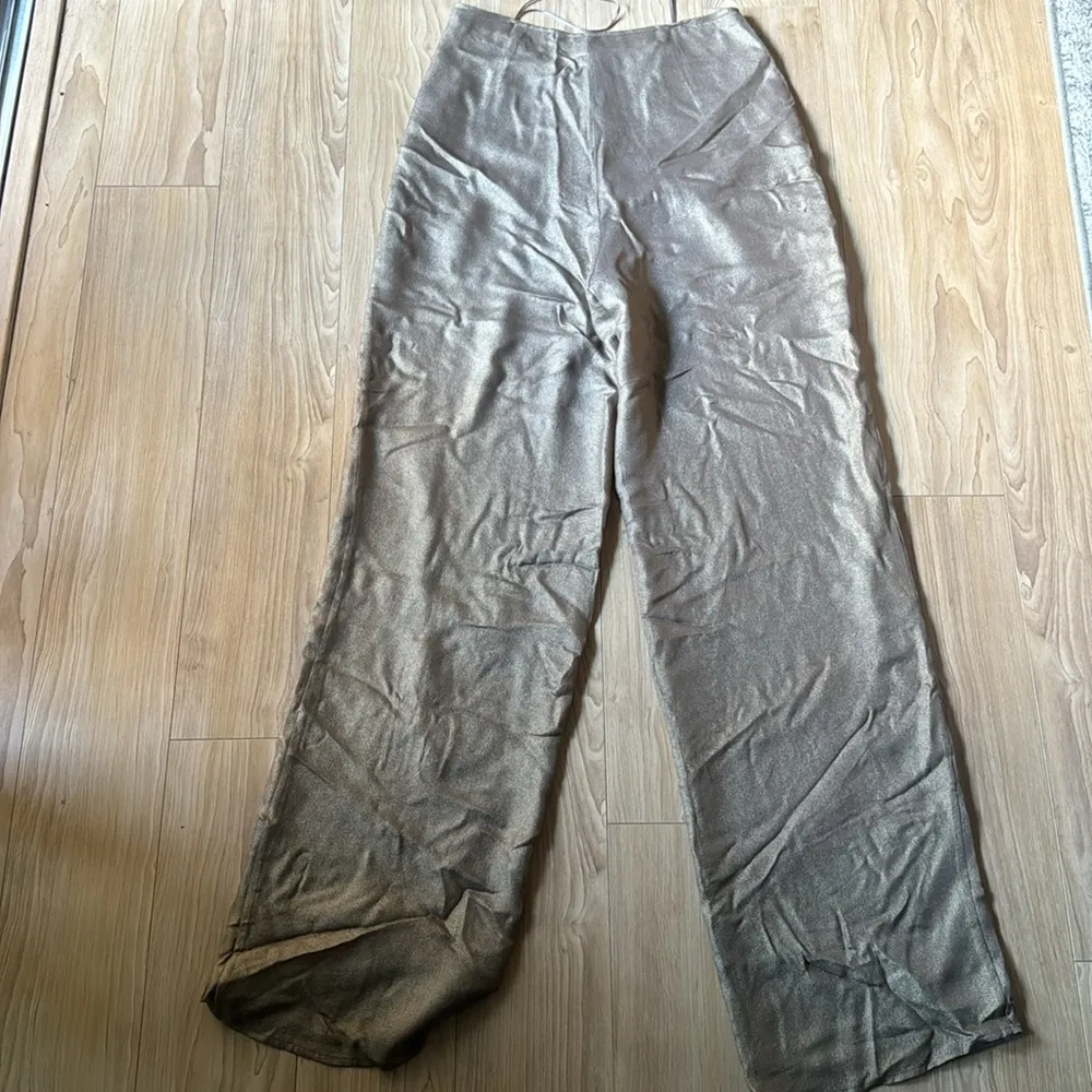 CULT GAIA BRONZE SHIMMERY PANTS - Image 5