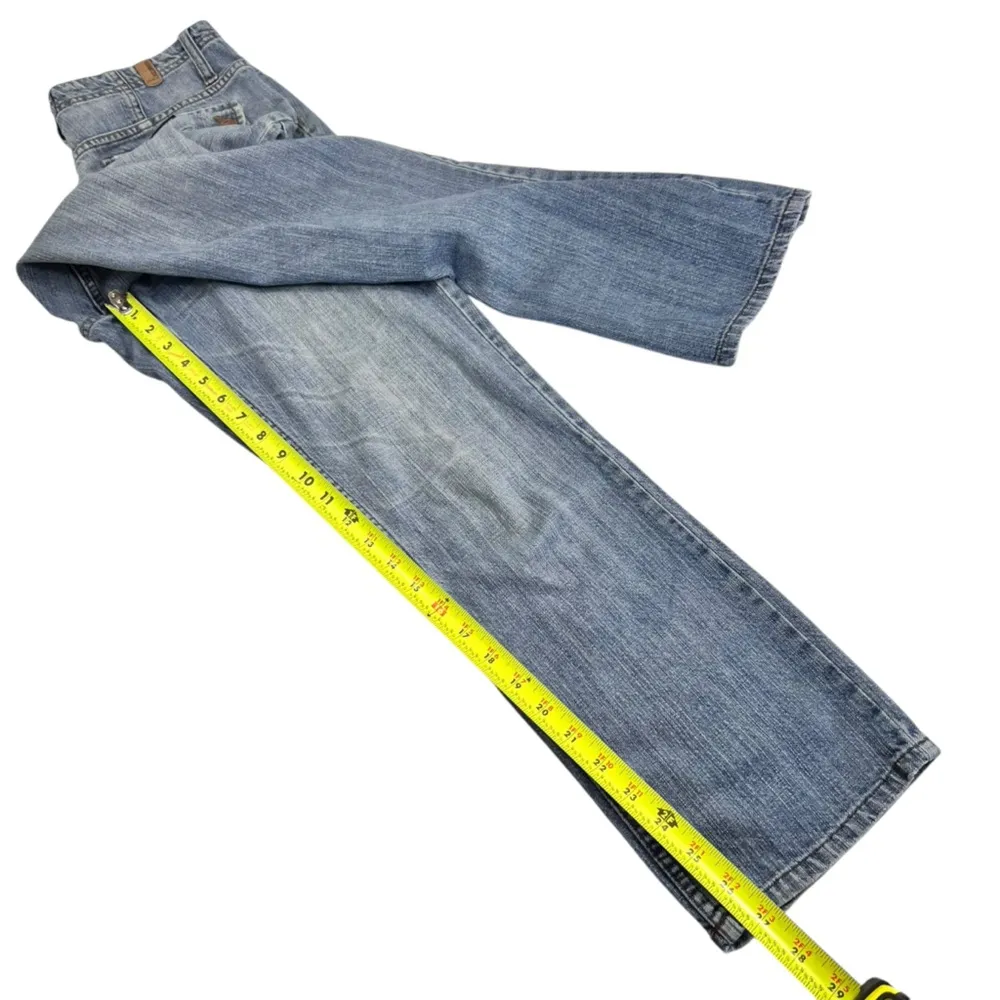 Squeeze Vintage Y2K Laced Patchwork Straight Leg Jeans Blue Size undefined - Image 9