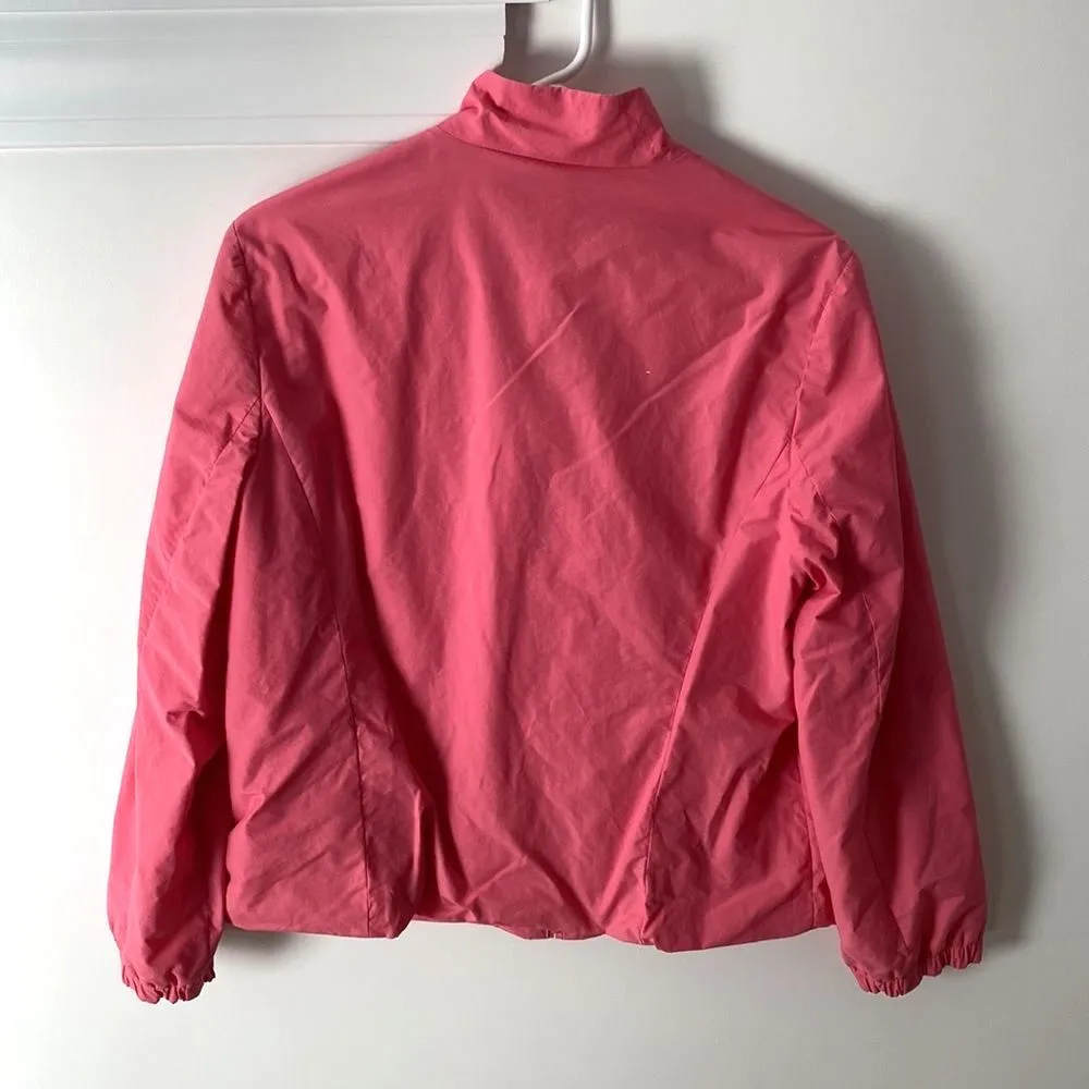 Talbots 90s Vintage  Zip Up Windbreaker Jacket M Light Raincoat Outdoors Gorpcore - Image 6