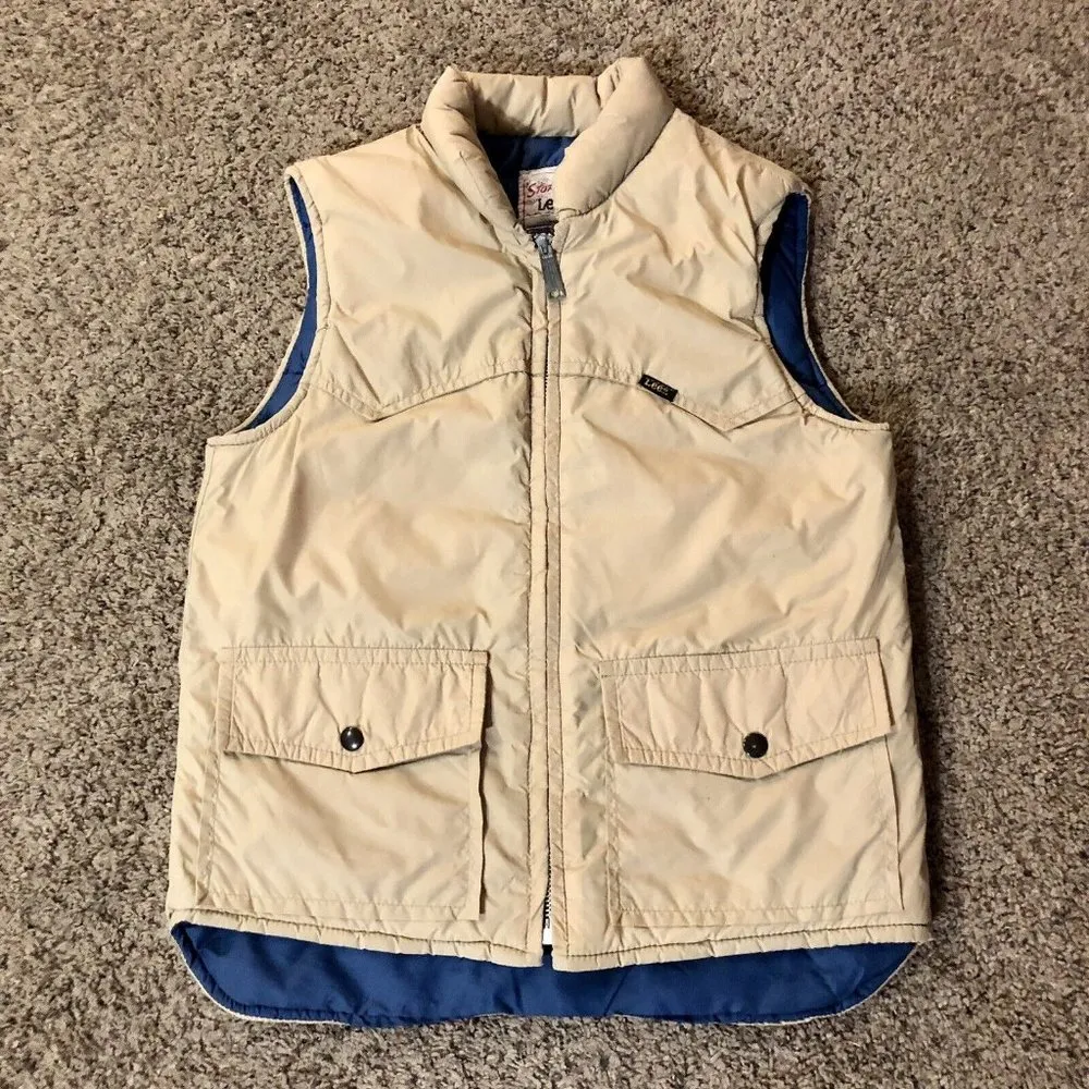 Vintage Storm Rider  Vest Womens S? Used Tan - Image 6
