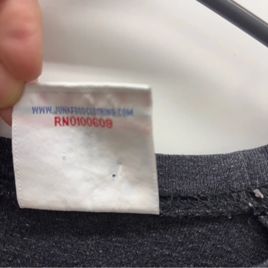 Junk Food Womens L New Orleans Saints Gray football  crewneck sweatshirt Y2K - Image 3