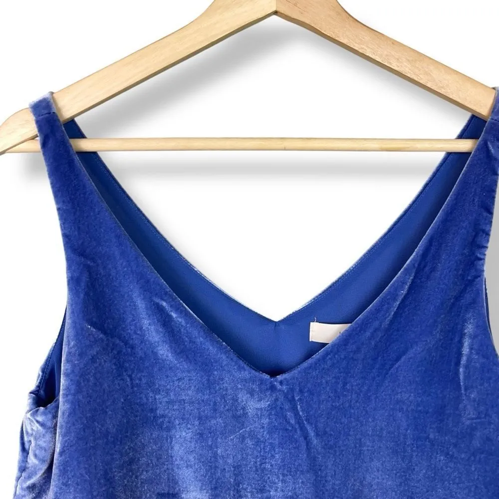 🆕 LOFT Velvet Shell | Cami Tank in - Ocean Sapphire - Image 5