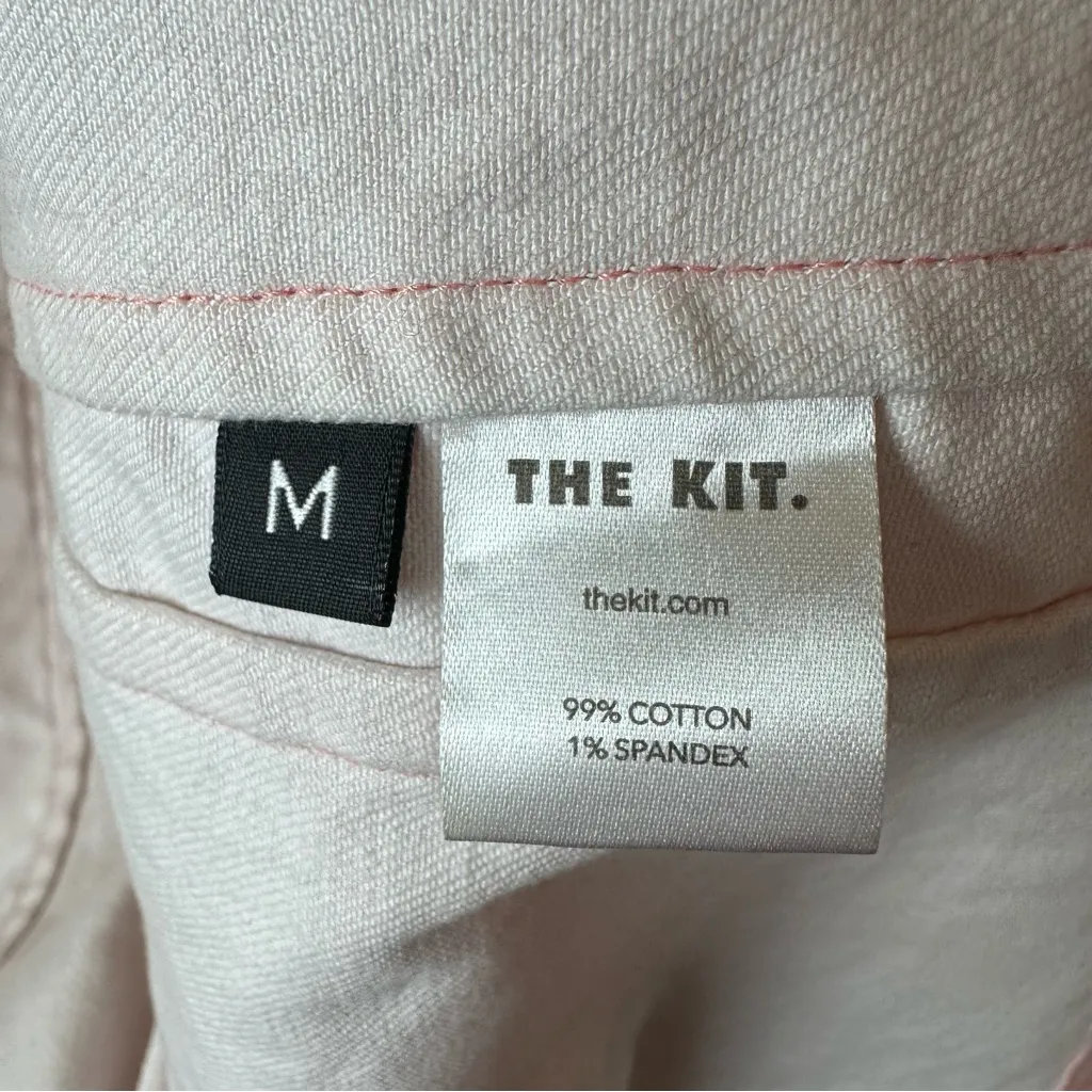 The Kit Women’s Olivia Gradient Denim Jacket Red Size M - Image 6