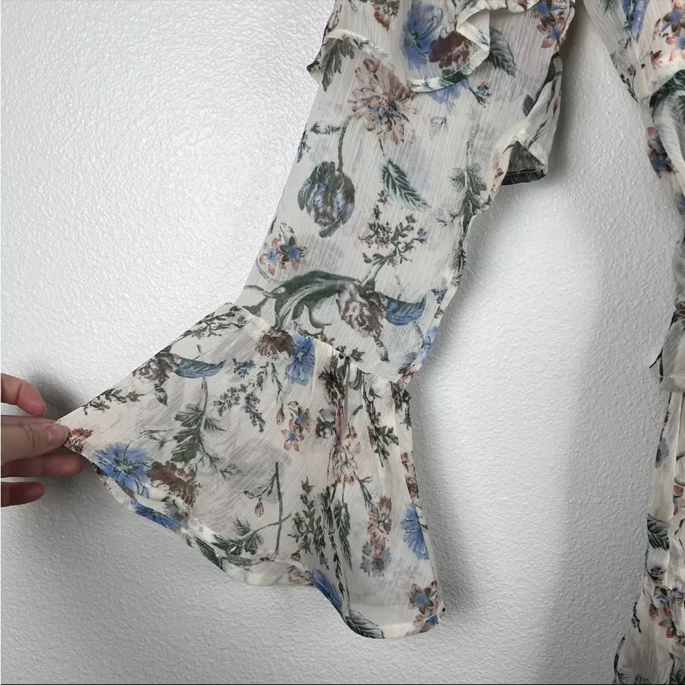 Just‎ Me Womens Floral Long Sleeve Dress Sz M - Image 5