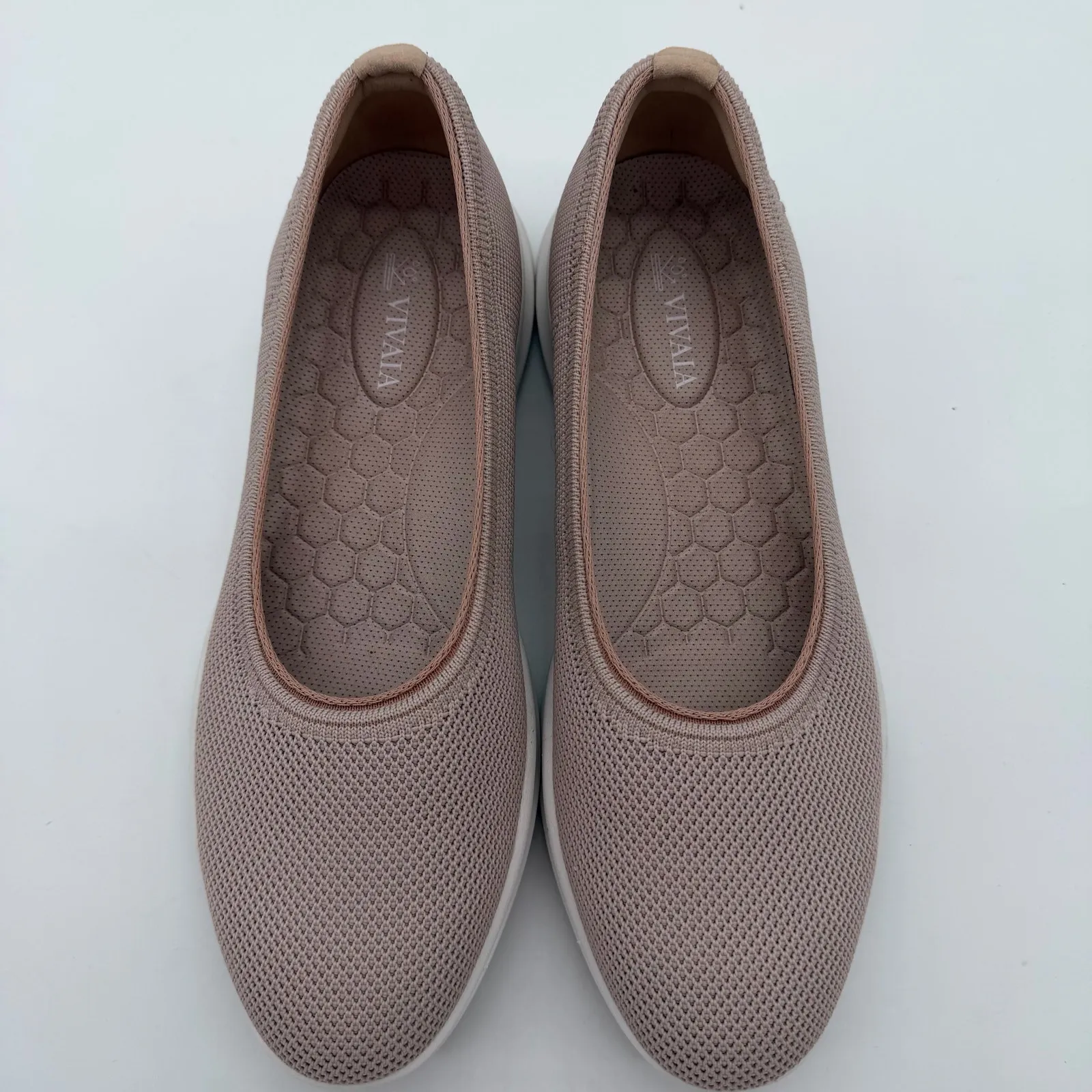 Vivaia Izabel Walker Pro Hybrid Comfort Support Knit Water RPT Flats Taupe 9.5 - Image 7