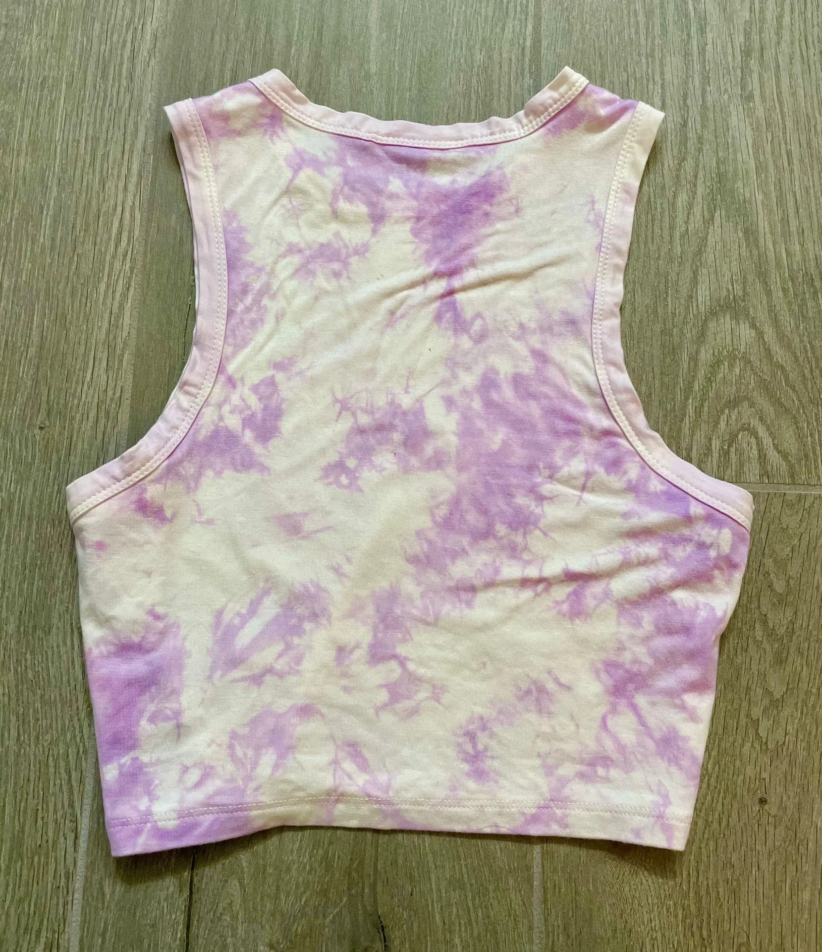 Tie Dye Tank Top Purple - Image 2