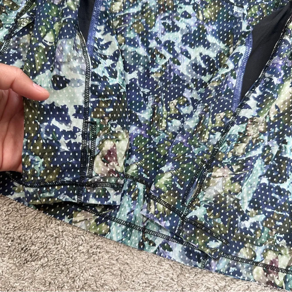 Lululemon Women’s Runbeam Hoodie Longsleeve in Floral Sport White Multicolor 4 - Image 8