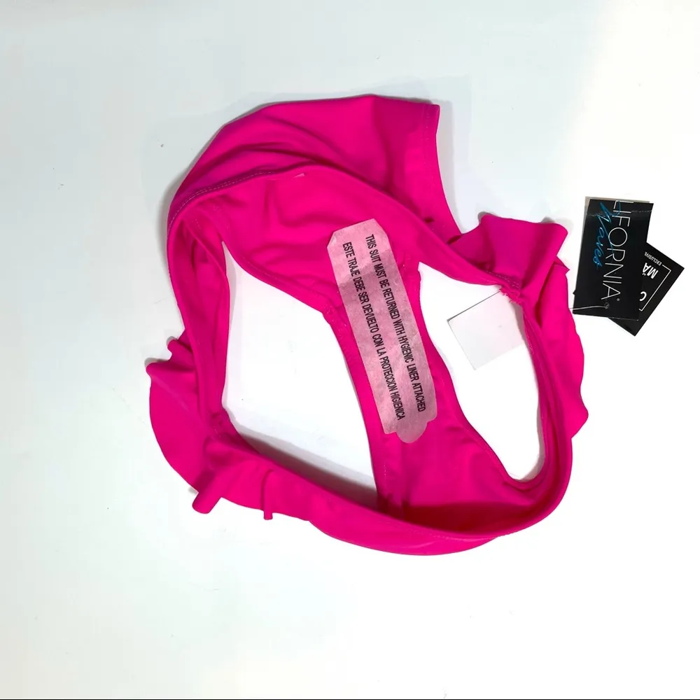 California Waves Ruffle Hipster Bikini Swim Bottom - Image 6