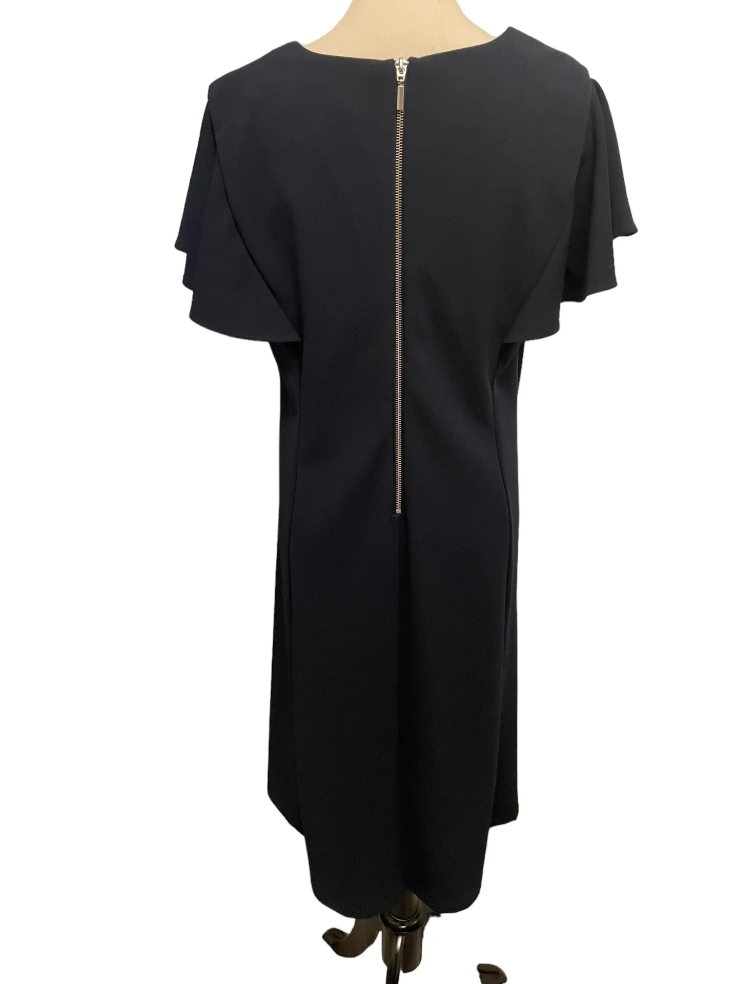 Navy Blue Midi Dress - Image 4