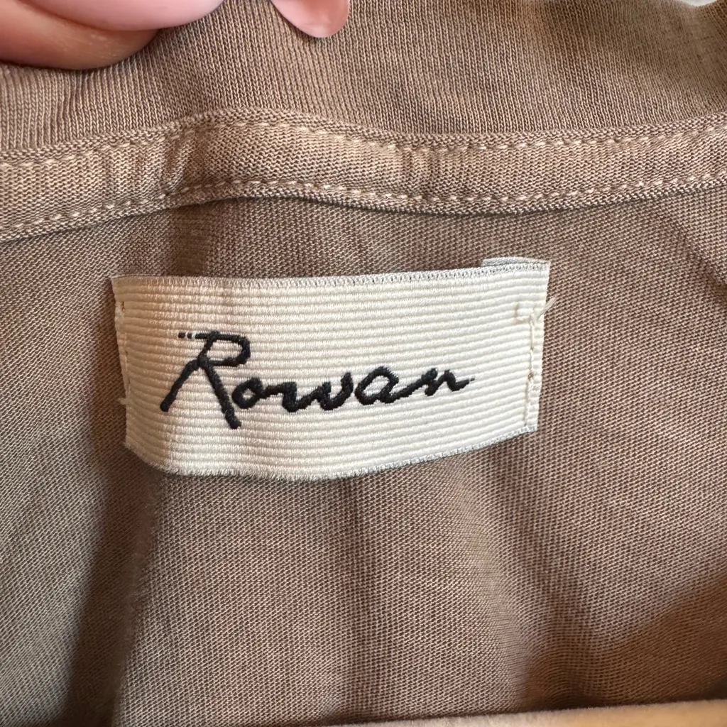 Rowan Tan Crew Neck T - Image 2