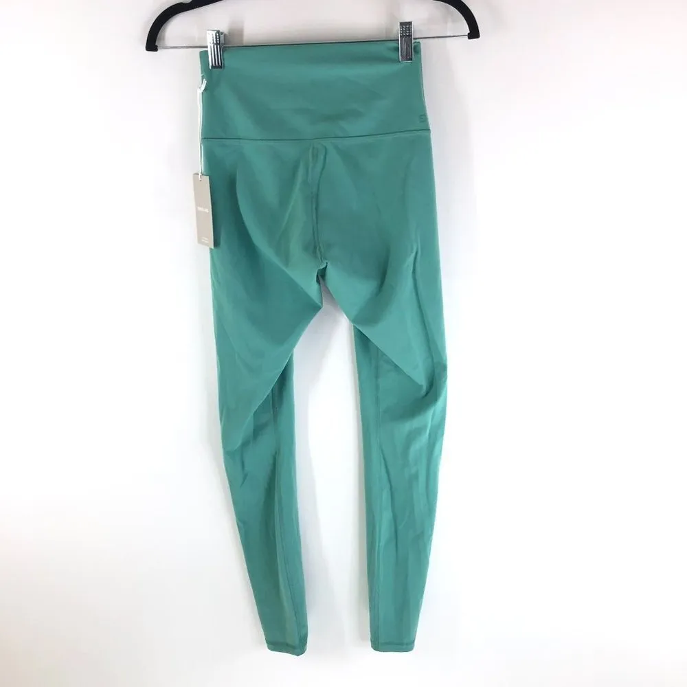 Everlane Womens The Perform 24/7 Legging Ankle Crop Dark Mint Green M - Image 4