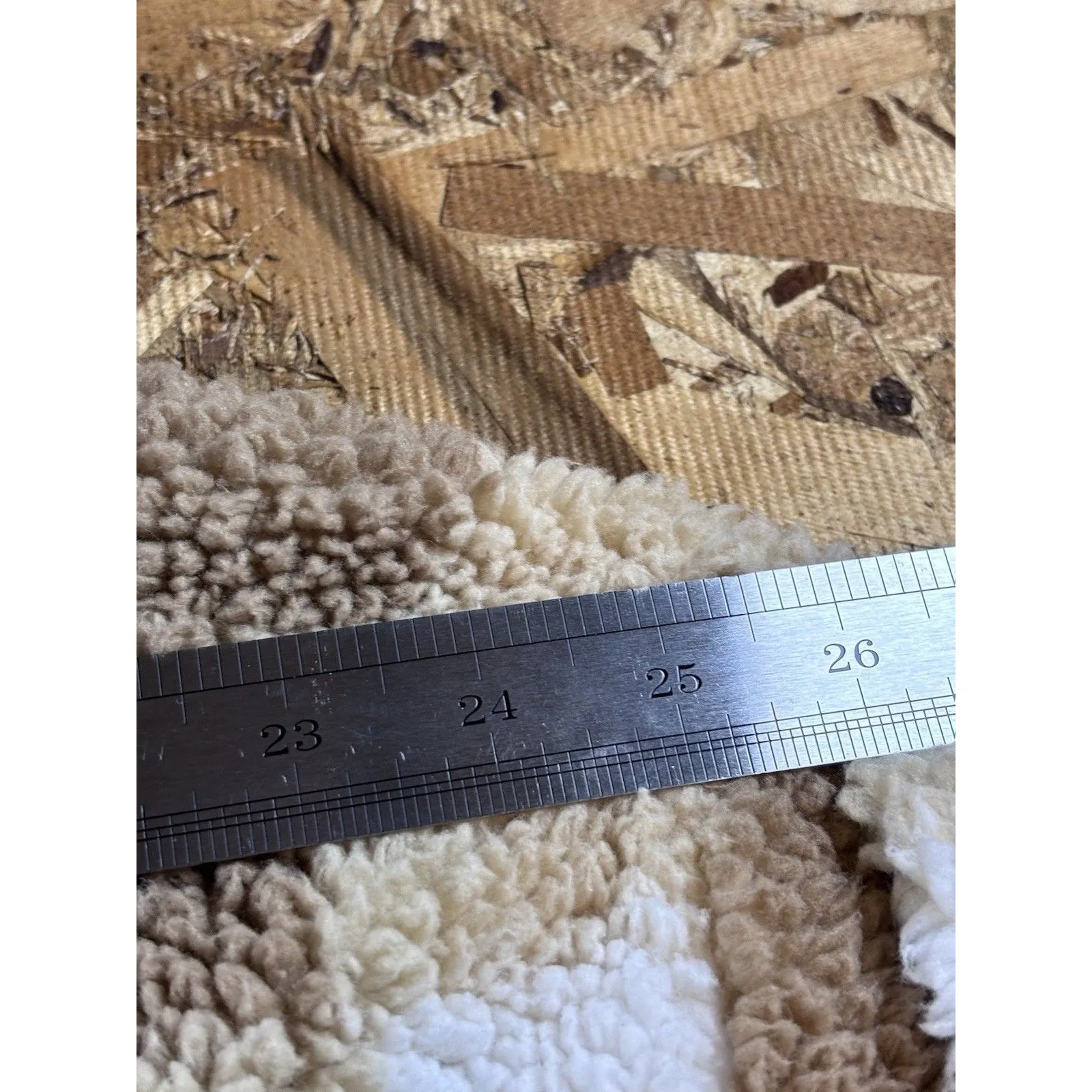 Dip Sherpa Fleece Plaid Pullover Tan & White Checkered Teddy Size 2XL 1/2 Zip Brown - Image 12