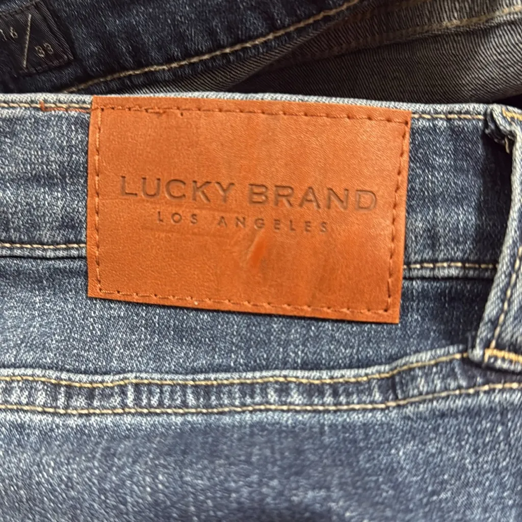 Lucky Brand High Rise Flare Stevie woman jean size 16 inseam 33” slight stretch - Image 6