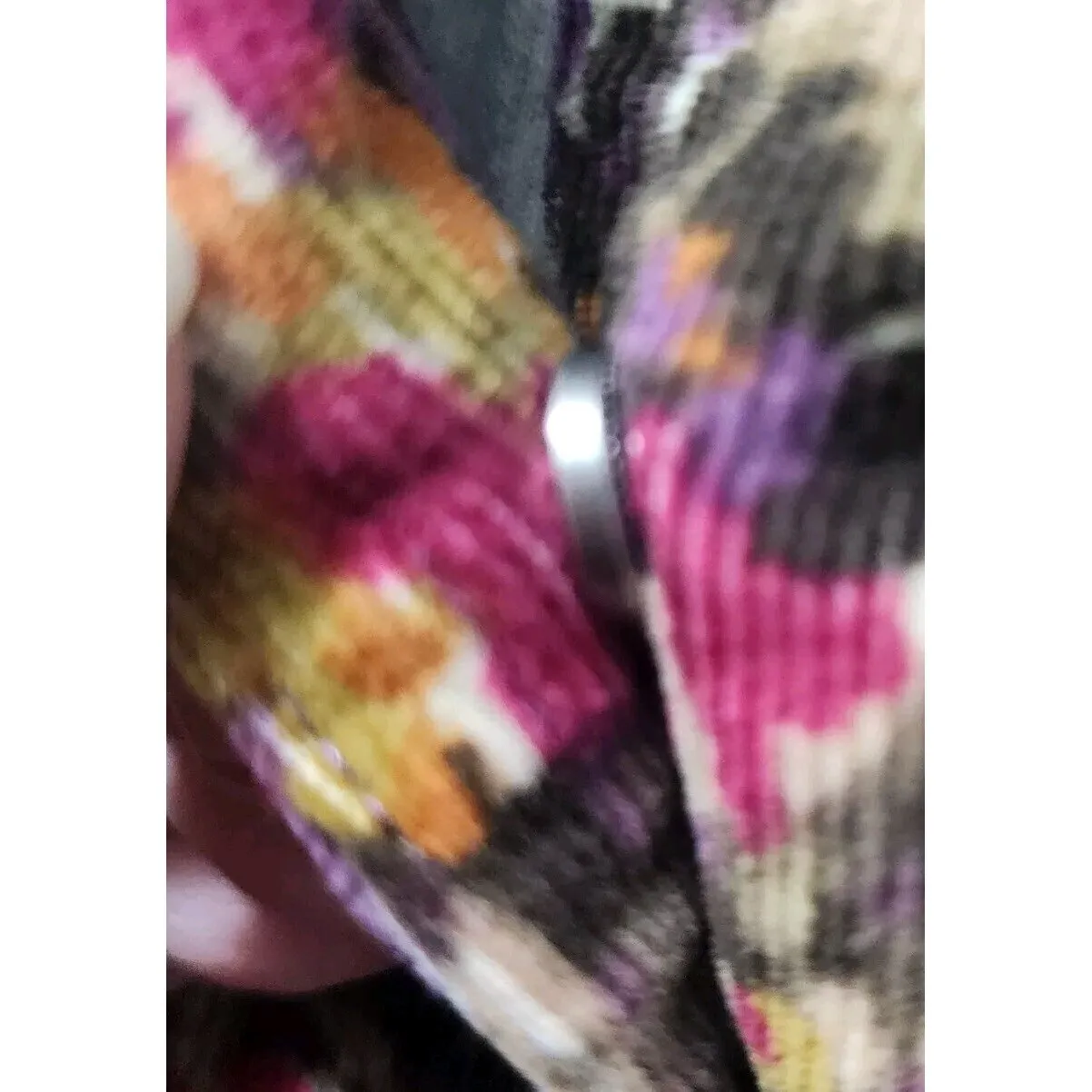 Christopher Banks Corduroy Button‎ Down Floral Print Long Sleeve Shirt Sz 16W - Image 7