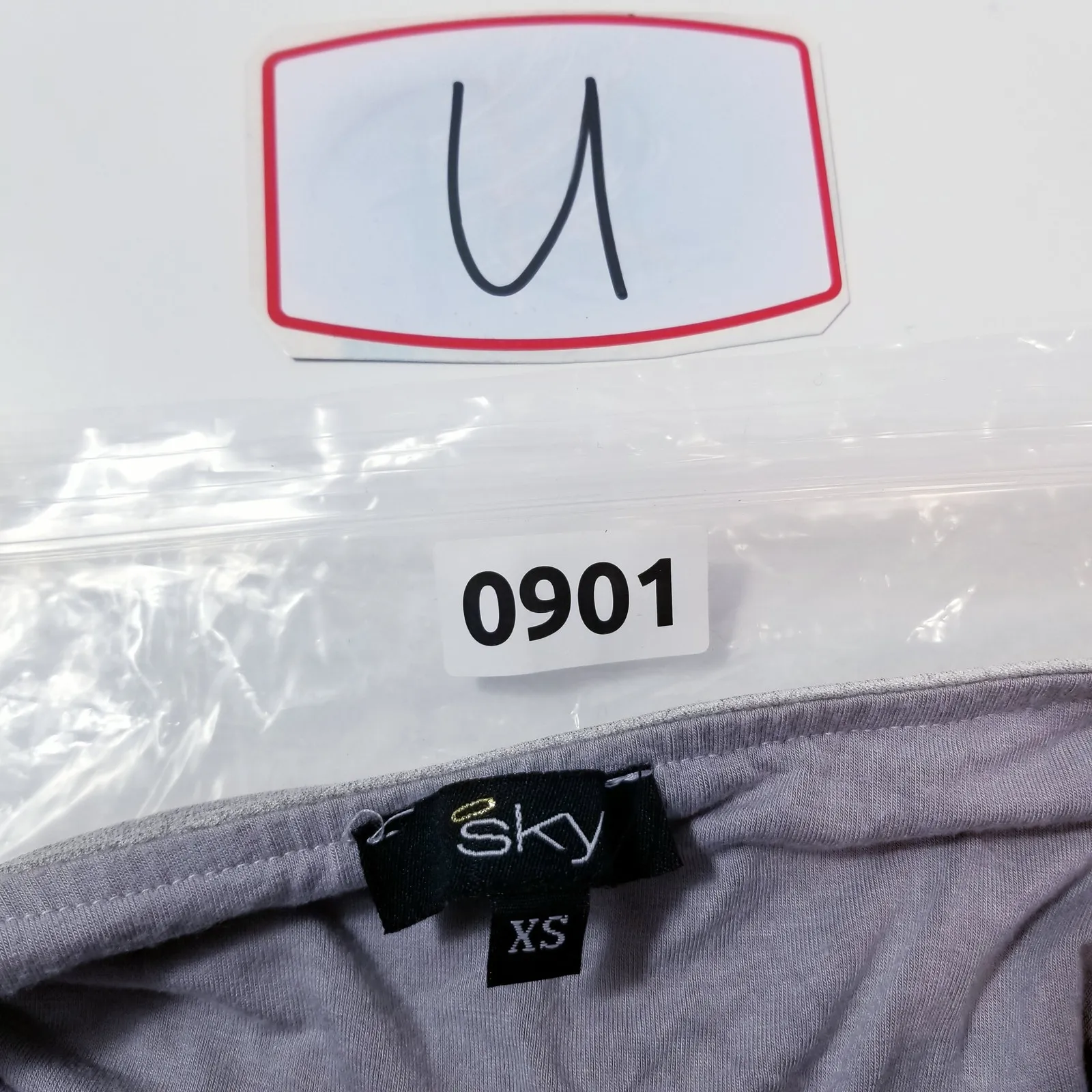 Sky Gray Braided Detail Empire Waist Halter Maxi Dress Size XS - Image 14