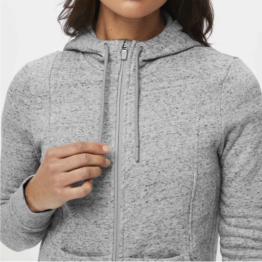 Figs on shift full zip hoodie size XS essential heather gray hoodie nurse wear - Image 11